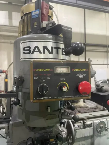 USED SANTEC 9" X 42" 2-AXIS CNC BED MILL, Stock# 10971