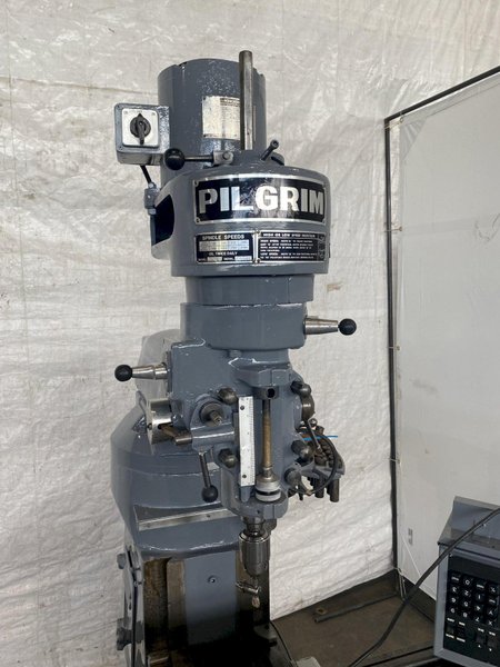 2 HP PILGRIM INDUSTRIES VERTICAL MILL. STOCK #0742922.