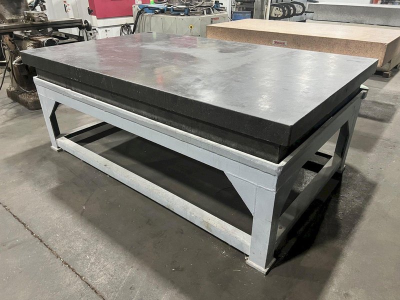 USED BISON 8&#039; X 5&#039; X 10&quot; GRANITE SURACE PLACE ON STAND, Stock# 11151