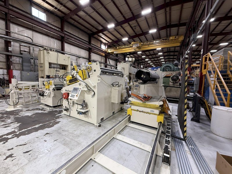 60,000 lbs. x 72&quot; wide Perfecto Complete Coil Feed Line For Sale