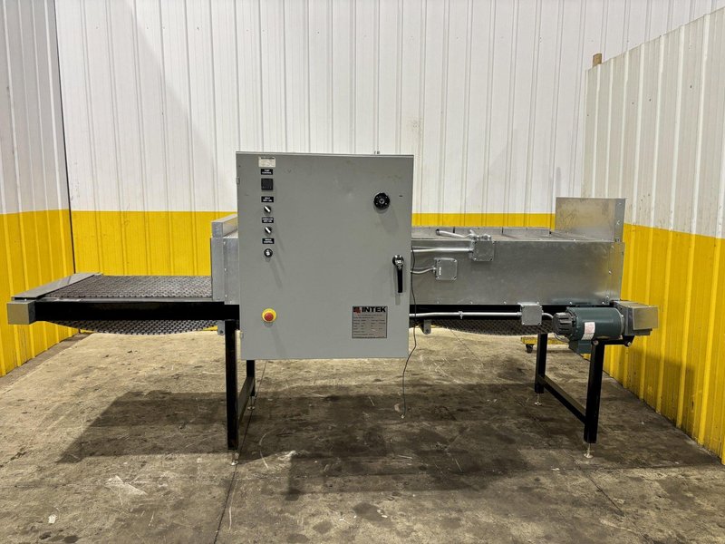 540 DEGREE X 24" W X 8" H INTEK ELECTRIC MESH CONVEYOR TYPE INFRARED OVEN, NEW IN 2020: STOCK #23213