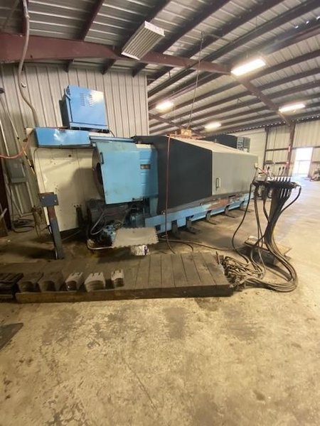 Used, Mazak Powermaster Chucker (PMC) CNC Lathe with 14.5" Spindle Bore