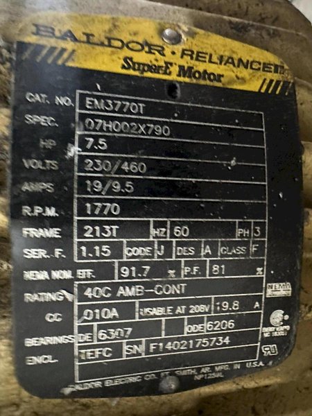 12 C.U. F.T  VL/RAMPE SB-12-CWC VIBRATORY FINISHER. STOCK # 0151824.