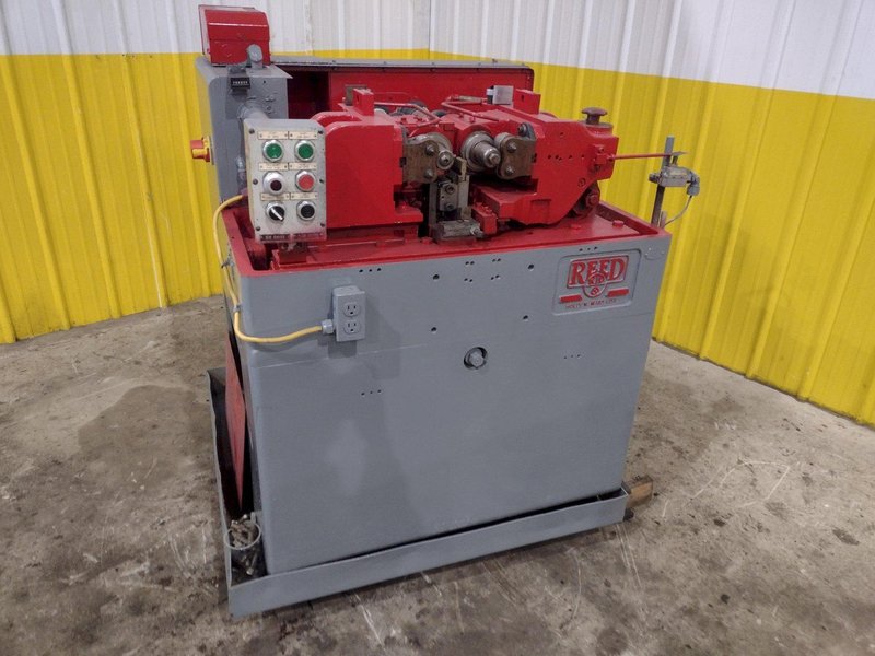 2&quot; REED MODEL B-111 CYLINDRICAL 2-DIE HORIZONTAL THREAD ROLLER THREADER: STOCK #16954