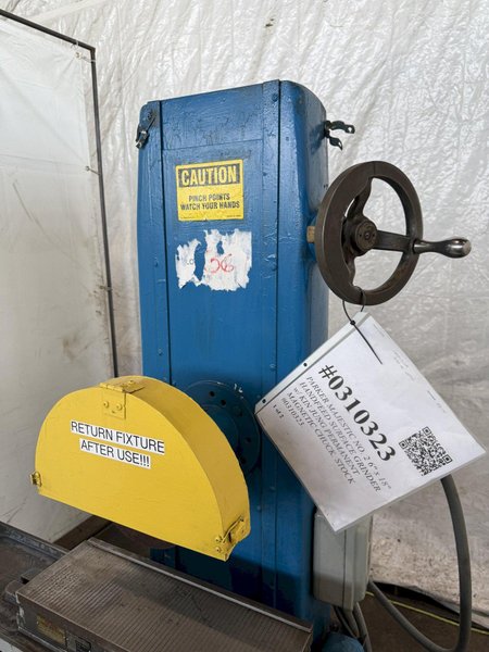 6" X 18" PARKER MAJESTIC NO. 2 HANDFEED SURFACE GRINDER w/ KIN JUNG " PERMANENT MAGNETIC CHUCK. STOCK #0310323.