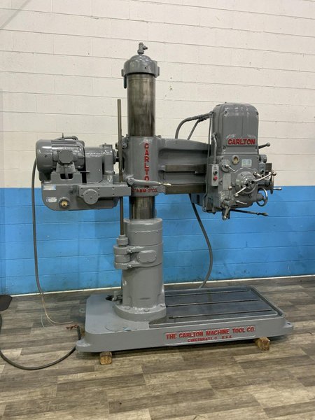 3' X 9" CARLTON RADIAL DRILL: STOCK #80735