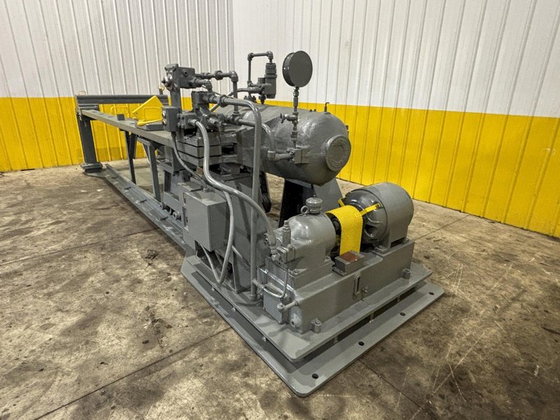 200 TON WATSON-STILLMAN HORIZONAL HYDRAULIC WHEEL PRESS: STOCK #17204