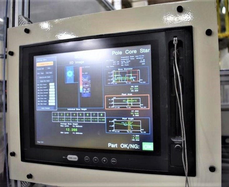 1200 Ton Minster E2-1200 Eccentric Shaft Straight-Side Transfer Press, 12&quot; STR, 44&quot; SH, 120&quot; LR x 60&quot; FB BA, 25-45 SPM