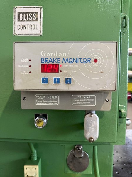 75 TON BLISS C-75 OBI PRESS. STOCK # 1006225