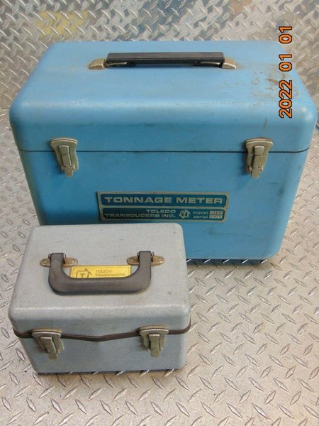 100 TON TOLEDO TRANSDUCERS LOAD TONNAGE METER &amp; MONITOR: STOCK #16453