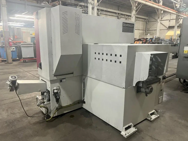 USED BEHRINGER 11.8" X 10.2" DUAL POST AUTOMATIC BANDSAW MODEL HBE 261A, Year: 2018