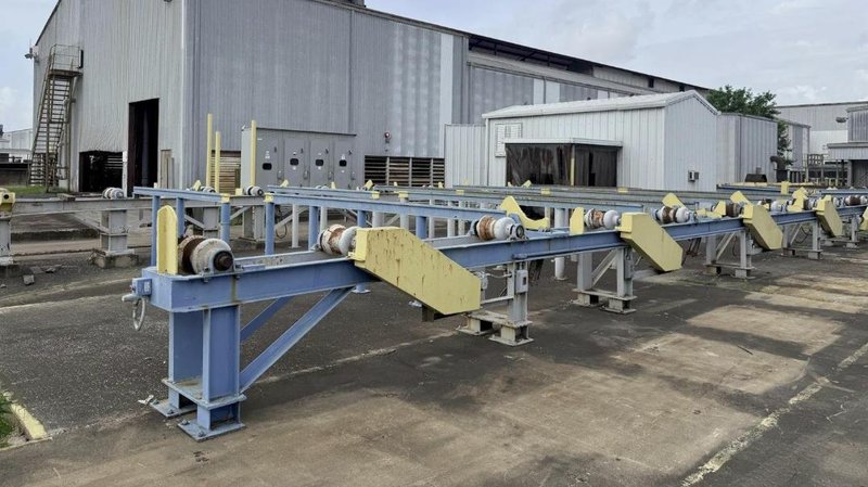 2000 TON HEAVY DUTY 4-POST HYDRAULIC PRESS. STOCK # 0543726