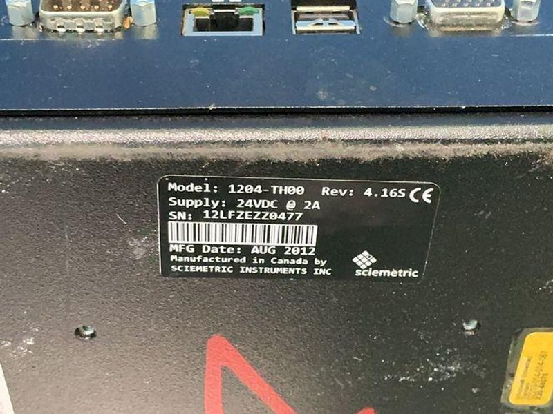 Sciemetric Instruments Operator Panel - 1204-th00