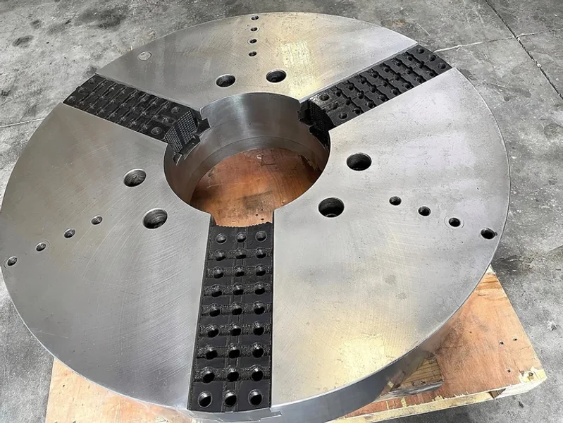 45&quot; CUSHMAN 3 JAW CHUCK STEEL 15-1/2&quot; Bore A2-20 USA #6087