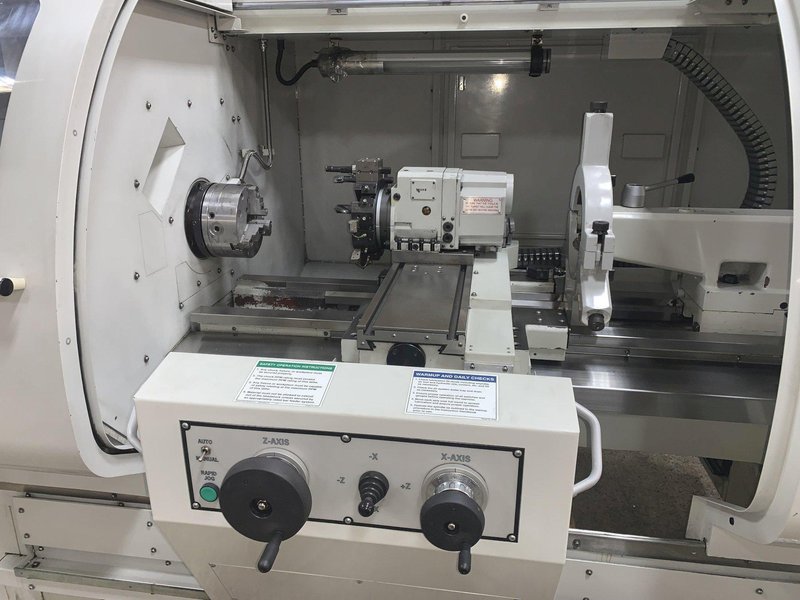 Milltronics Model ML16/40 2-Axis CNC Flat Bed Lathe, S/N 1289. Low Hours!