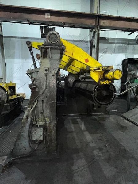 60,000# X 72" PAXSON RECOILER AND POWERED HOLD DOWN STOCK# 4047