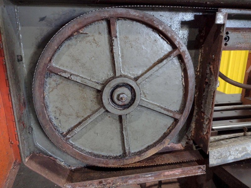 13" x 20" COSEN MODEL #C500MNC FULLY PROGRAMMABLE AUTOMATIC MITER HORIZONTAL BANDSAW: STOCK #18782