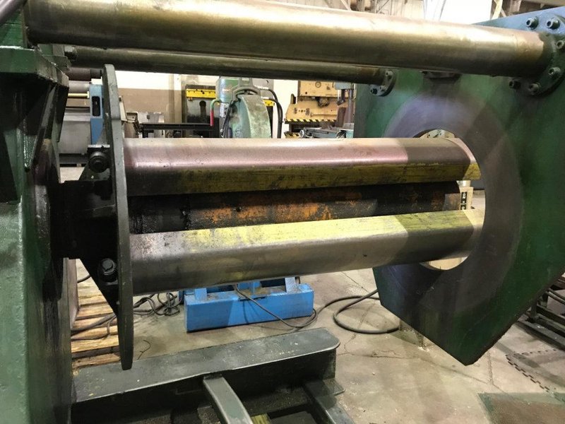 USED AMERICAN STEEL LINE 20,000LB. UNCOILER / RECOILER, Model 1000, Stock No. 10382