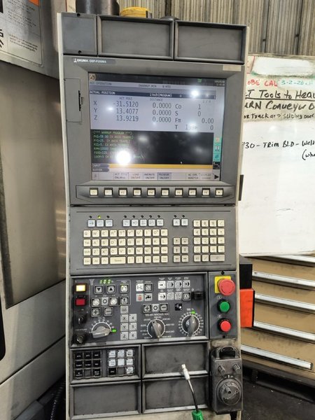 Okuma MB-66VB VMC, 2012 – Through Spindle Coolant, Probing