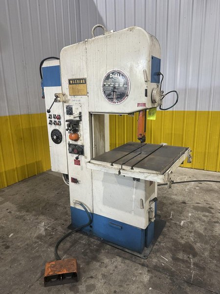 20" DOALL MODEL #2012-2H3 VERTICAL BANDSAW WITH POWER TABLE: STOCK #23564