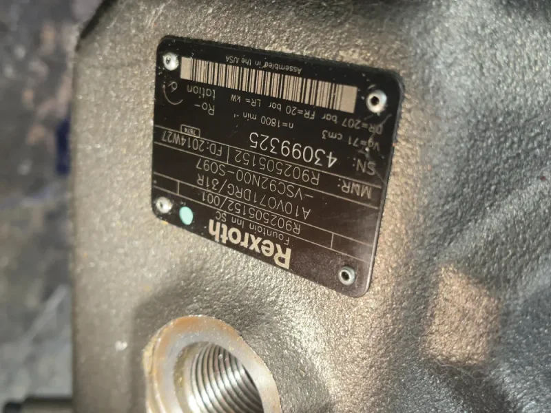 REXROTH 60 HP HYDRAULIC PUMP  -  R902505152/001