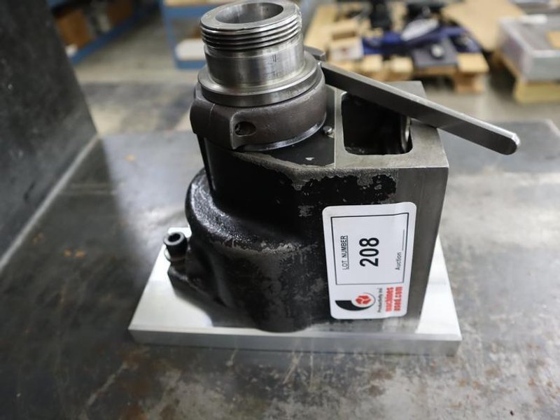 Hardinge HV-4NH 5C Collet Manual Indexer, Horizontal of Vertical Mount, Mounted on Aluminum Sub-Plate- Auction Item