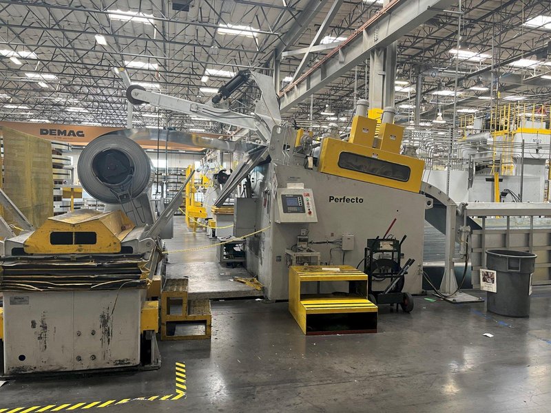 Perfecto Coil Feed Line 30,000 Lbs. x 72" Wide x .218" (.500" x 14" Wide)