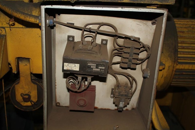 5 TON P &amp; H ELECTRIC HOIST WITH POWER TROLLY: STOCK #17650