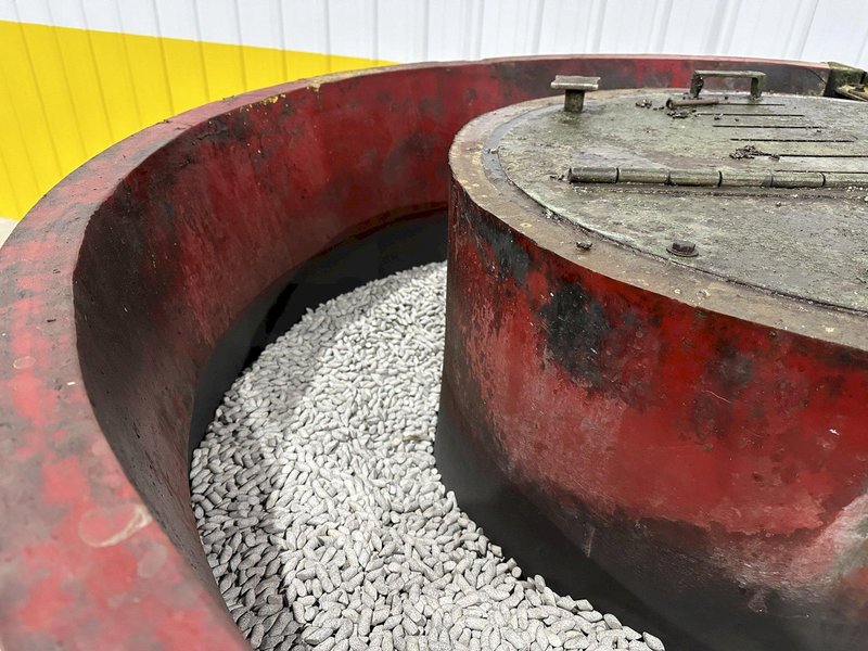 12 FT HAMMOND ROTO-FINISH MODEL #ST-12 ROTARY BOWL VIBRATORY PARTS DEBURRING FINISHER: STOCK #20064