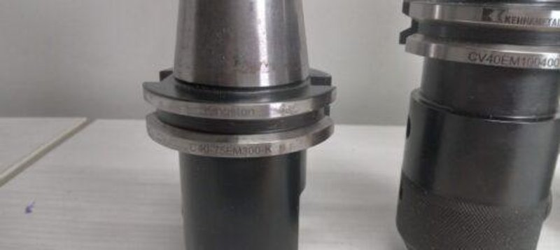 3x Cat 40 Tool Endmill Holders Weldon 1.25″ 0.75″  Kingston Kennametal Ultradex