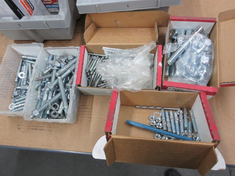 Anchor Bolts, Red Head, Simpson StrongTie and More- Auction Item