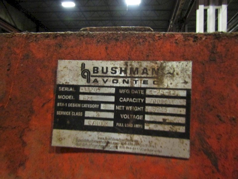 35 TON BUSHMAN #624 COIL C-HOOK