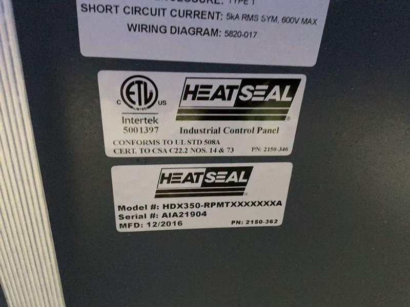 19” Heat Sealer  - Hdx350-rpmtxxxxxxxxa