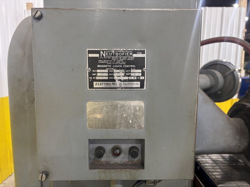 8" X 24" GRAND RAPIDS MODEL #350 HYDRUALIC HORIZONTAL SURFACE GRINDER: STOCK #22734