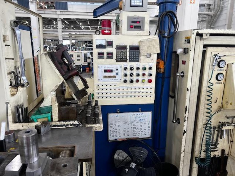 Asahi Okuma Model AOT-16B Two Die Two Blow Heading Machine