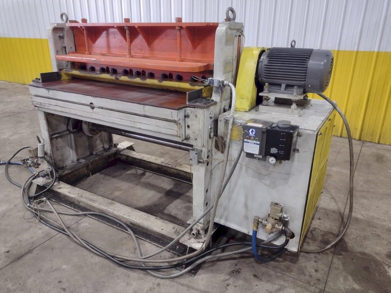 52" X 14 GA WYSONG MODEL #1252-HS BOWTIE BLADE HIGH SPEED CUT TO LENGTH LINE MECHANICAL SHEAR: STOCK #22751
