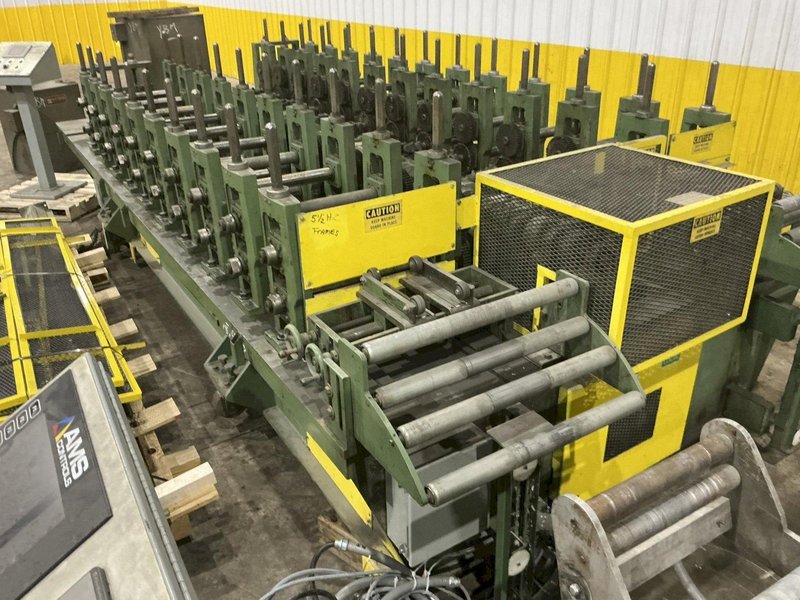 10 &amp; 12 STAND X 2" BRADBURY SIDE BY SIDE U JOINT DRIVE ROLLFORMER: YOBRO #24947