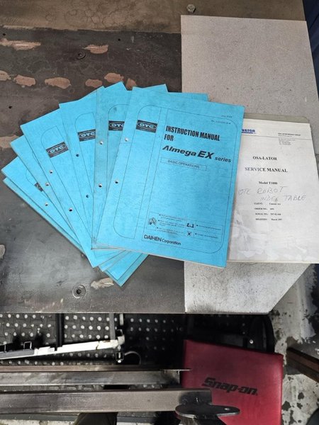 OTC Daihen Robotic Welding Cell, 2002 – Almega EX-V6 Robot