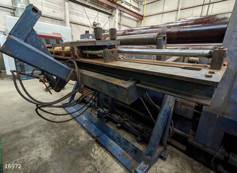 1.42″ x 10′  Faccin 4HEL-3146 CNC Plate Roller, 2016 – Overhead &amp; Side Supports