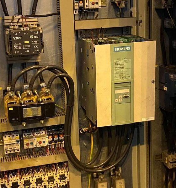 BULTMANN MODEL BWRPM 80-7 TWO ROLL STRAIGHTENING MACHINE WITH 2 72.5kw DIRVE MOTORS,
STOCK # 14494