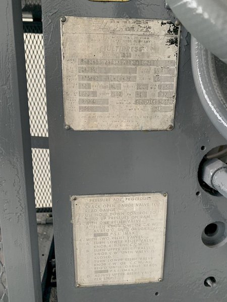 20 TON DENISON MULTIPRESS FH20 C-FRAME HYDRAULIC PRESS. STOCK # 0745022