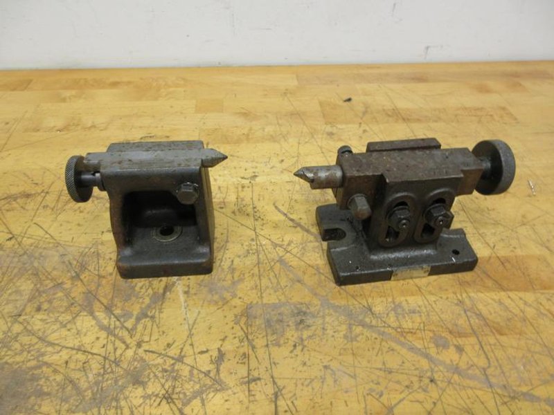 Hardinge 4" Tailstock and Yuasa Adjustable Height Tailstock- Auction Item