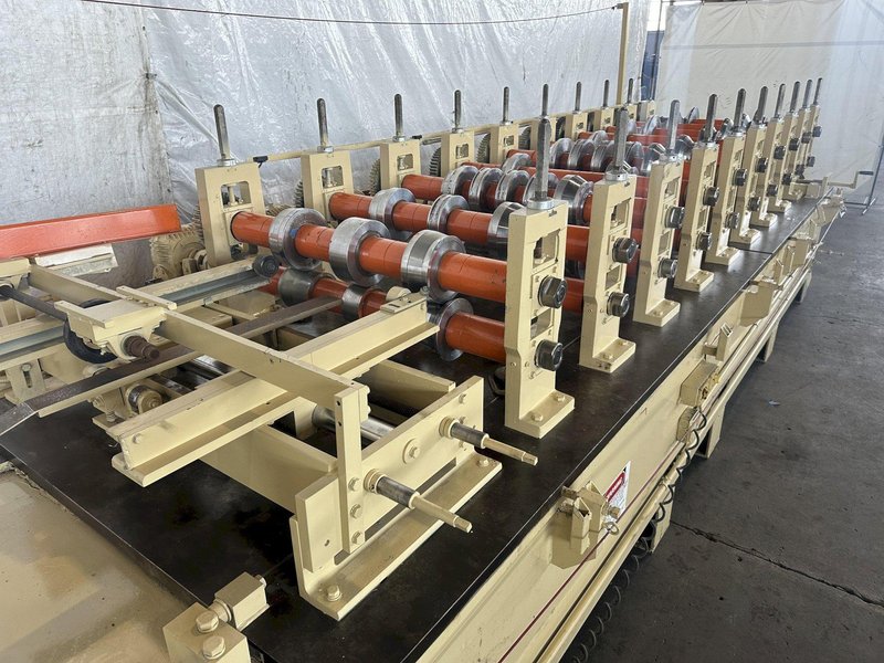 10 STAND X 3.5&quot; ARBOR X 42&quot; BRADBURY RAFTED STANDING SEAM 360/ STANDING SEAM PANEL II ROLLFORMER: STOCK #16967