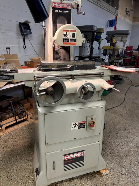 6" x 18" Harig 618 Ballway Surface Grinder