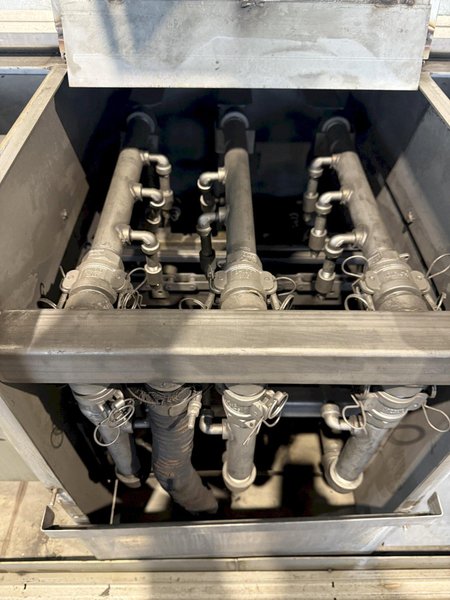 9" X 192" RANSOHOFF LEANVEYOR FOUR STAGE (WASH/RINSE/RINSE/BLOW OFF) WASHER. STOCK # 1113425.