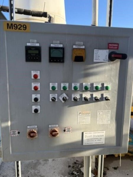 21,000 CFM CAPACITY VANAIRE MODEL #HF150 FUME COLLECTOR &amp; WET AIR SCRUBBER: YOBRO #25319