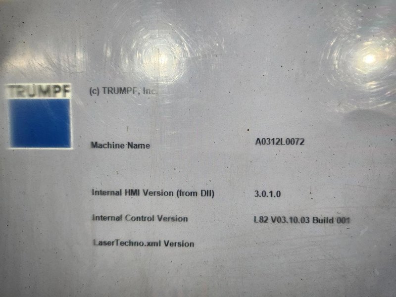 4000 Watt Trumpf TruLaser 2030 Fiber Laser, 2018 – Gantry System Included!