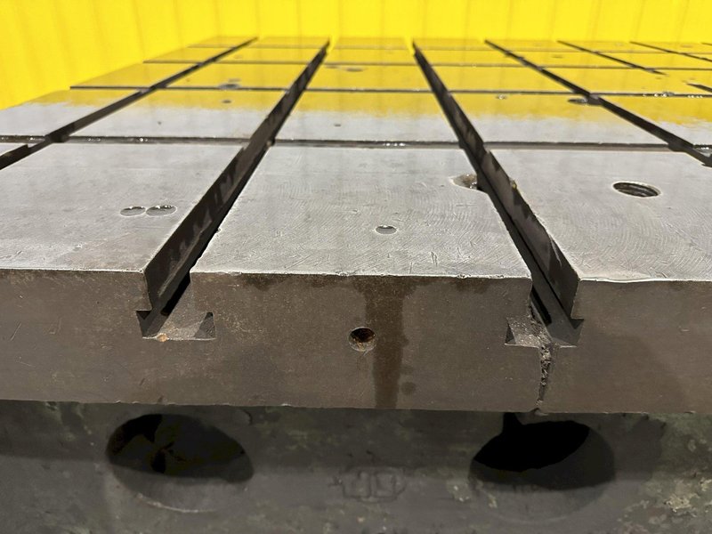 60&quot; X 84&quot; X 24&quot; T-SLOTTED LAYOUT RISER TABLE / FLOOR PLATE: STOCK #19729