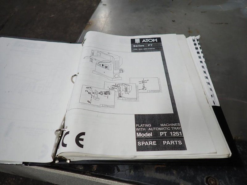 ATOM 25" X 4" PLATING PRESS  -  PT 1251