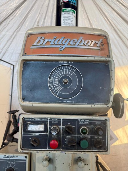 5 HP BRIDGEPORT SERIES II SPECIAL KNEE MILL. STOCK # 0671425